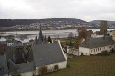 Uitzicht over Rüdesheim en Bingen